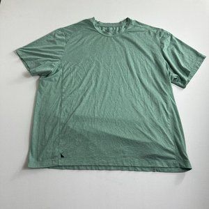 UNTUCKit Crewneck T-Shirt Men Size 3XL Short Sleeve‎ Cotton Plain Casual Green